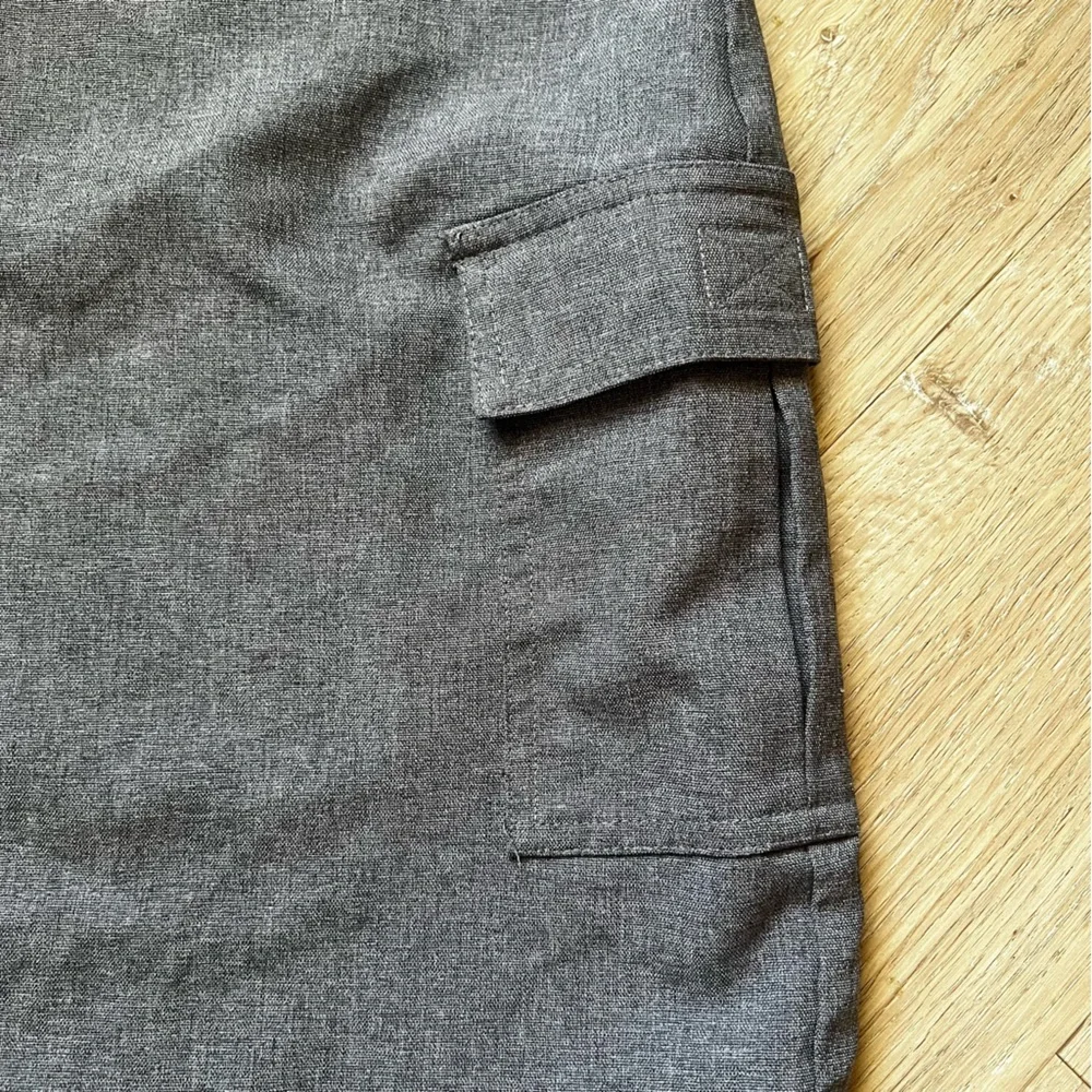 Vintage 90s Y2K Office Siren Minimalist Drawstring Cargo Skirt - Picture 10 of 11